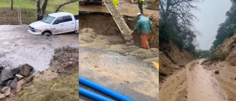 Wahnsinn nach Überschwemmung im Weinland von Paso Robles