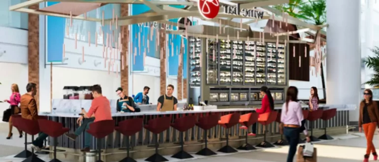 Tavole rotanti: Il Wine Bar George apre all'aeroporto di Orlando