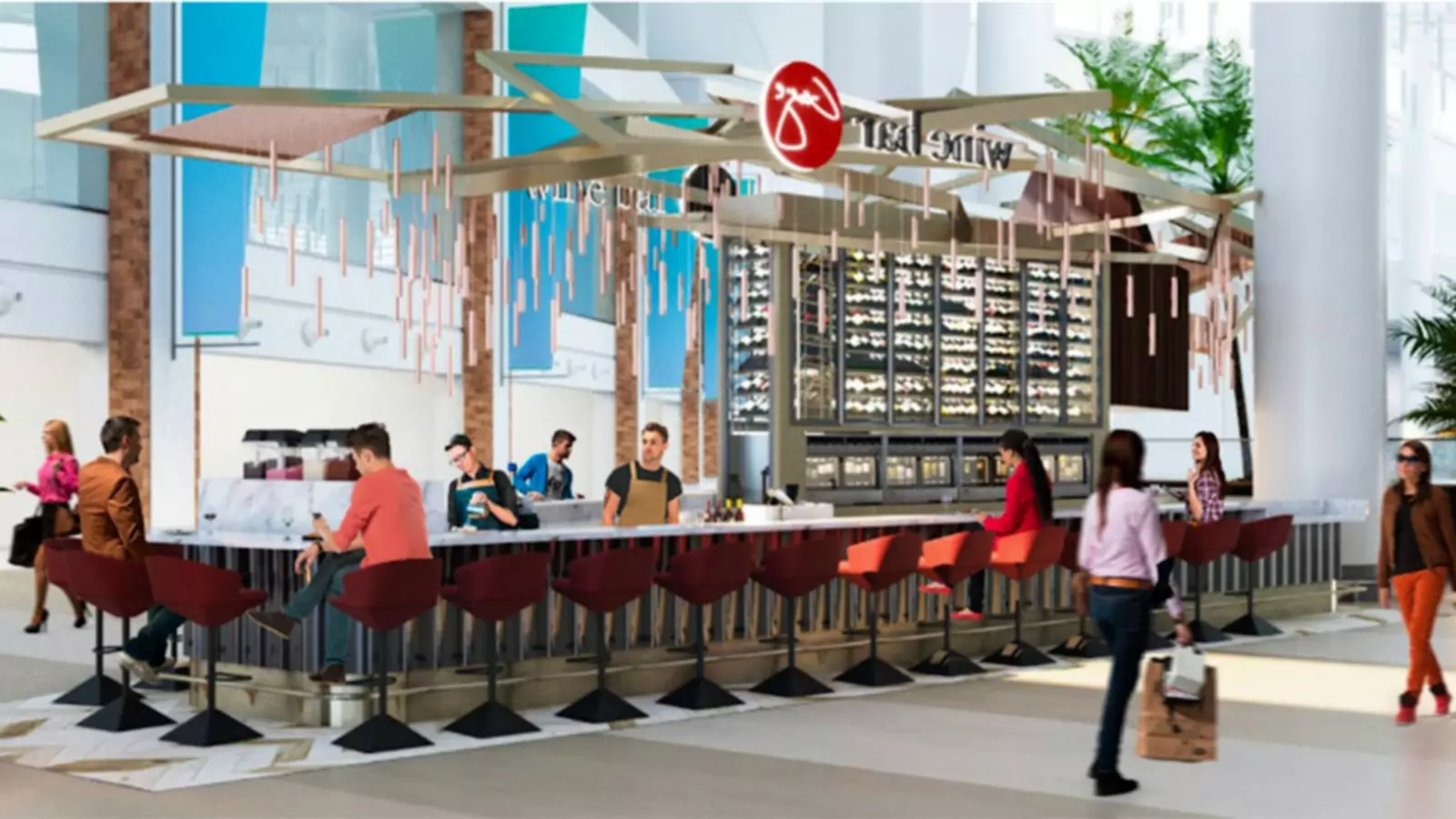 Tables tournantes : Le bar à vins George ouvre ses portes à l'aéroport d'Orlando